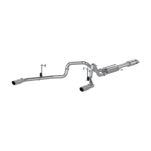 MBRP 2015 Ford F-150 5.0L 3in Cat Back Dual Split Rear Exit T409 Exhaust System