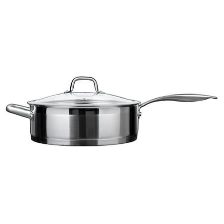 Duxtop Professional Stainless-steel Induction Ready Cookware Impact-bonded Technology (5.5Qt Saute
