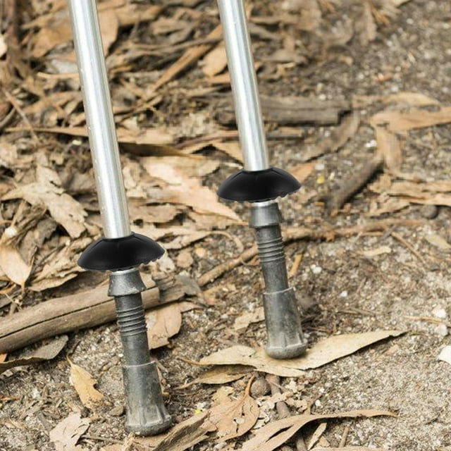 Phenofice 6 Pcs Embout de Bâton de Randonnée Protecteur en Aluminium Anti-Usure Disque Circulaire pour Randonnée Camping