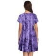 thumbnail image 6 of CRAYNER Women's Sundresses Short Sleeve Casual Summer Beach Dresses T Shirt Swing Dress A Line Flowy Sun dress with Pockets, L, 6 of 8