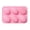 Pink, variant on Egg Shape Silicone Cake Mold Pink Non-Stick Baking Mold For Cakes Cookies Desserts