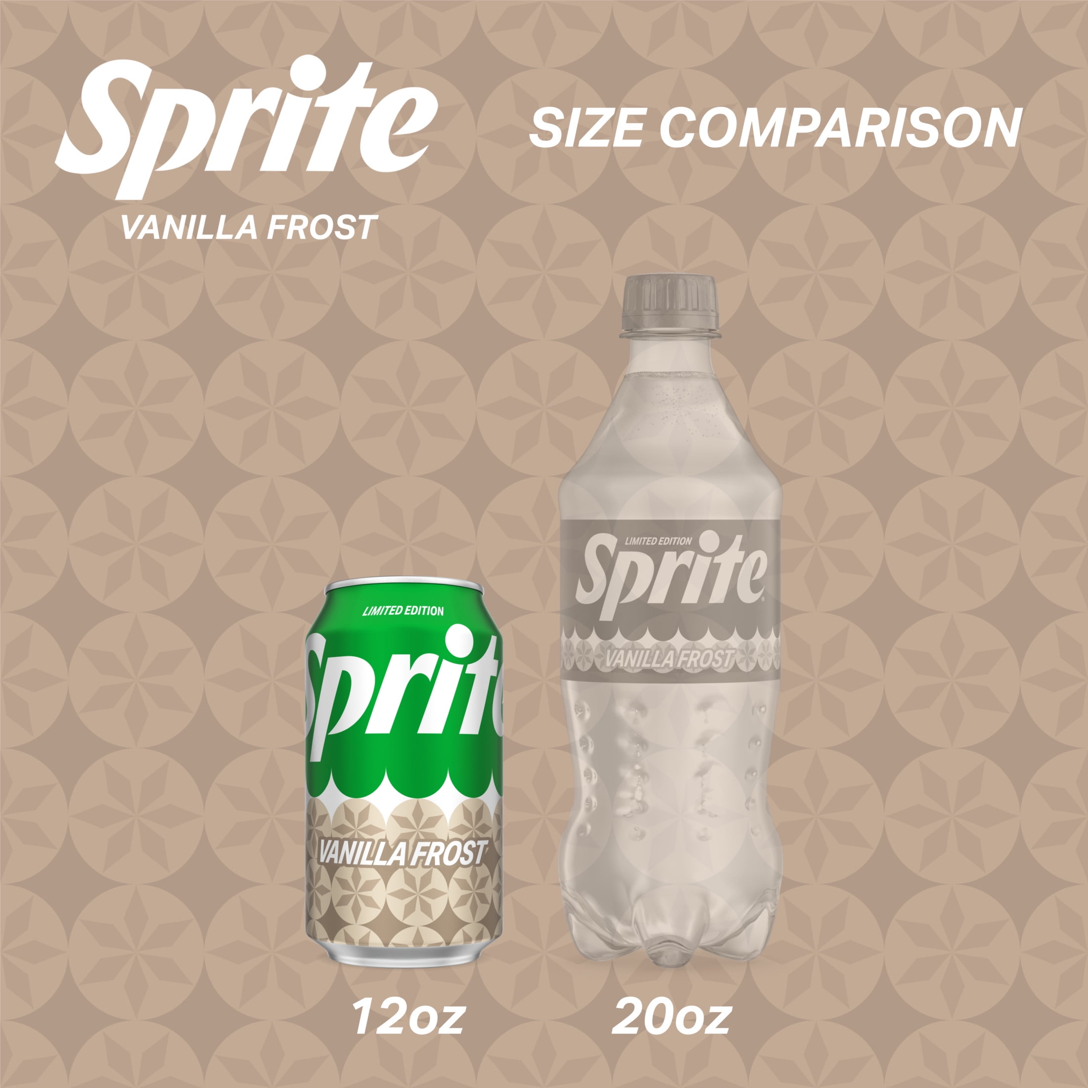 Sprite Vanilla Frost Fridge Pack Cans, 12 fl oz, 12 Pack