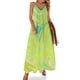 thumbnail image 1 of Vestido sin mangas con remolinos verde lima vestidos de verano para mujer 2024 Ropa femenina, 1 of 7