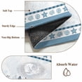 thumbnail image 6 of Blue Starfish Coastal 2'x6' Runner Rugs for Hallway Kitchen Bedside Non Slip, Ocean Beach Coral Nautical Botanical Entryway Rug Runners with Rubber Backing, Long Carpet Runner for Laundry Room, 6 of 8