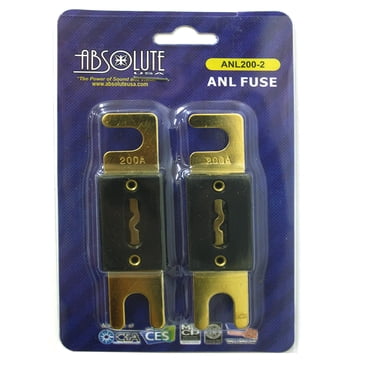 GP Audio 400 Amp Gold Plated ANL Fuses (2-Pack) – Ceramic Car Audio Fuse For Amplifiers