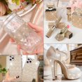 thumbnail image 4 of CUITING 5 Rolls Super Self Adhesive Art & Craft Tape with 2 mm Rhinestones Strips Sticker(Silver), 4 of 7