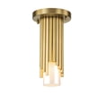 thumbnail image 4 of Lucas McKearn Marvel 1 Light Flush Mount/ Pendant Aged Brass, 4 of 5