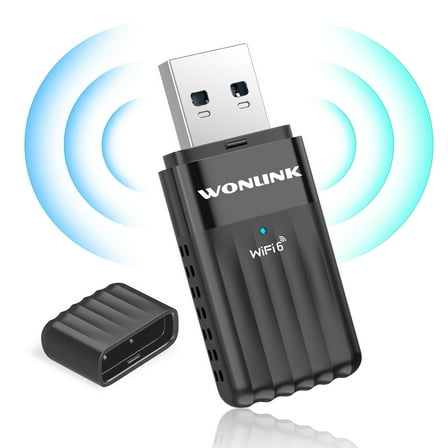 Wonlink USB WiFi Bluetooth Adapter for PC,AX900 BT5.3 Wifi 6 Dongle,Driver-free Adapters for Win10/11