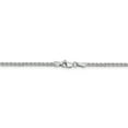 thumbnail image 3 of 14k WG 1.8mm Solid D/C Spiga Chain in 14k White Gold, 3 of 3