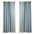 thumbnail image 4 of leyfeng Decdeal, 1 Uds., cortinas de estrellas, estilo hueco, cortinas de ventana de estrellas de doble capa transparentes y coloridas para dormitorio, 4 of 8