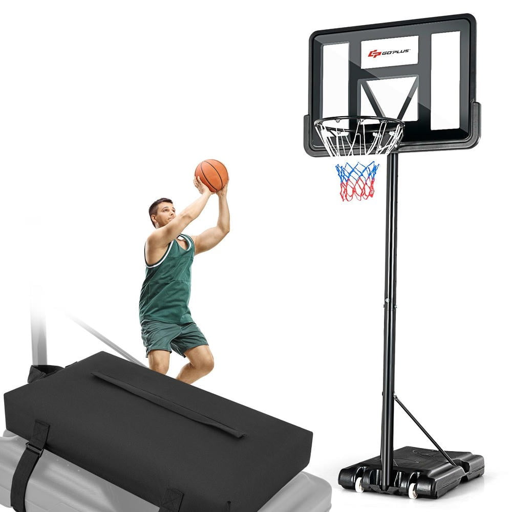 Barara King Basketball Goal System Stand Sandbag, Heavy Duty Basketball Hoop Weight Bag Holds Up to 300 LBS, Portable Stability Sand Bag for Basketball Stand, Black