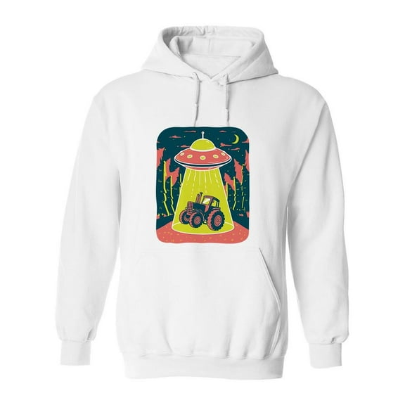 Aliens Abduction  Hoodie Men -Image by Shutterstock, Male Small
