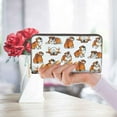 thumbnail image 7 of WIRESTER Casual Shopping Party Novelty Purse Fashion PU Leather Clutch Purse for Women Girls - English Bulldog Funny Playful Postures, 7 of 7