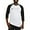 Black/White, variant on CafePress - Triangle Coat Of Arms Wordmark Baseball Jersey - Cotton Baseball Jersey, 3/4 Raglan Sleeve Shirt