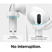 elago AirPods Pro Ear Hooks for AirPods Pro, AirPods Pro 2nd Gen, AirPods 3rd, AirPods 1 & 2 (Black) - AirPods EarHooks hold your AirPods securely, Great for fitness activities