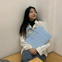 Clearance Djunllk Laptop Bag For Women - 11.02" x 14.37" Nylon Tote Bag Work Bag with Zipper, Multifunctional Handbag Tablet Sleeve Bag for Student, School Supplies