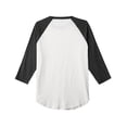 thumbnail image 3 of Men's Basic Raglan 3/4 Sleeve Tee Shirts Baseball Solid Athletic Crew Neck, 3 of 5