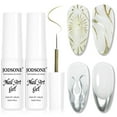 thumbnail image 1 of Set de delineadores en gel para decoración de uñas JODSONE Gold Mirror Chrome, 2 unidades, 1 of 7