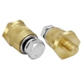 thumbnail image 3 of 2 conectores de terminal de batería, perno de terminal de batería, adaptador de poste de batería de latón para automóviles, vehículos agrícolas, Diámetro exterior 8 mm, 3 of 10