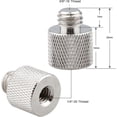 thumbnail image 2 of CAMVATE 1/4" Female to 3/8" Male Screw Adapter for Tripod, Camera and QR Plate, 2-Pack, 2 of 5