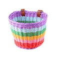 thumbnail image 2 of Cesta de bicicleta para niños, decoración frontal, cesta delantera de bicicleta para niños, acampada L sin forroPaño, 2 of 8