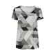 thumbnail image 2 of Blusas para Mujeres Casual, Cuello en V Impreso Manga Corta Camiseta de Verano Top Hecho de Poliéster Cómodo para el Uso Diario, Blusas de Verano de la Mujer, 2 of 6