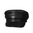 thumbnail image 4 of Genuine Leather Hat Men's Flat Cap Quality Sheepskin Hats Leisure Tourism Autumn Winter ,Classic Vintage, 4 of 7