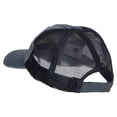 thumbnail image 3 of Shark Embroidered Washed Trucker Cap - Navy Navy OSFM, 3 of 5
