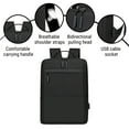 thumbnail image 4 of PAVEOS Backpack for Men Business Backpack, Bag for Travel Flight Fits 15.6 Inch Laptop with USB Charging Port Laptop Backpack Black, 4 of 5