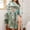 Green, variant on TIMIFIS Silk Robes for Women Plus Size Bride Bridesmaid Party Satin Bathrobe V Neck Sleepwear Loungewear Dressing Gowns with 3/4 Sleeve pring/Summer