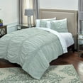 thumbnail image 2 of Rizzy Home Chelsea Cane 20" x 36" Cotton King Sham in Salt Blue, 2 of 5