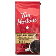 Tim Hortons Original Blend Ground Coffee, 100% Arabica Medium Roast, 12 oz Bag