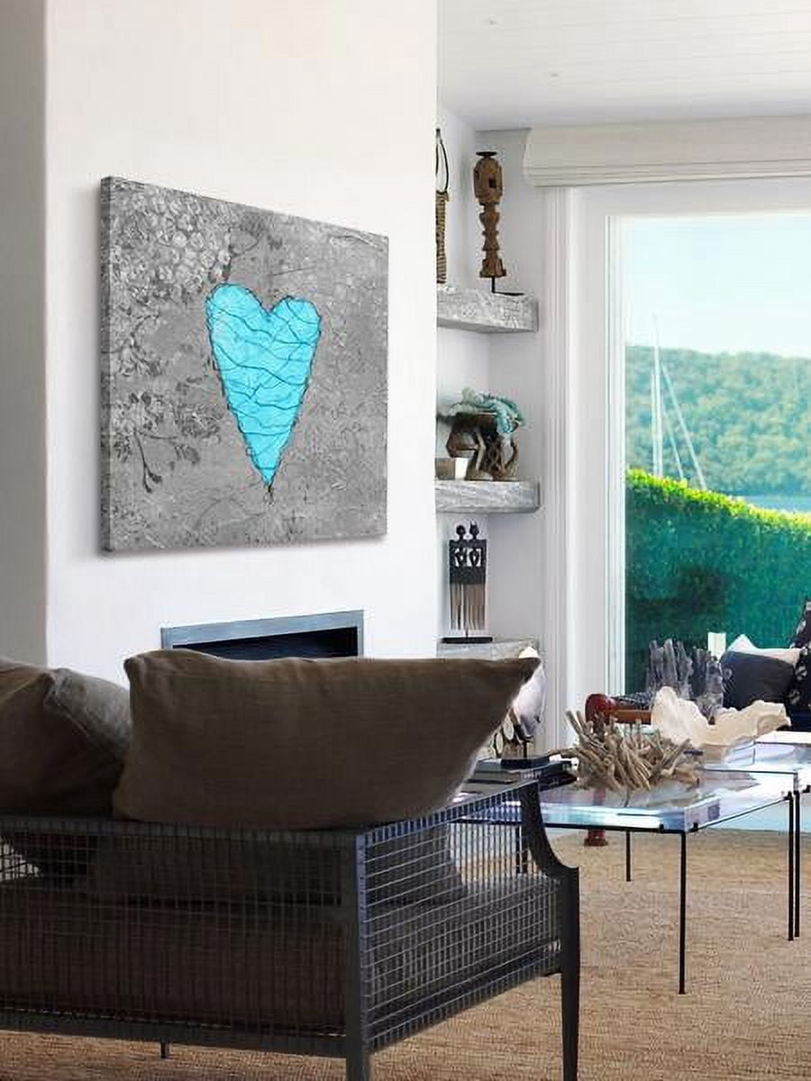 "Heart Found" Painting Print on Wrapped Canvas