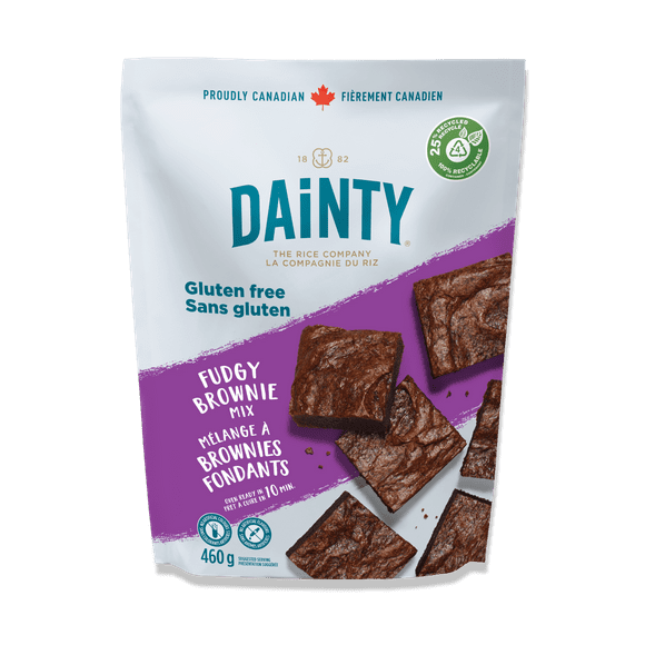 FUDGY BROWNIE MIX, E-DAINTY FUDGY BROWNIE MIX