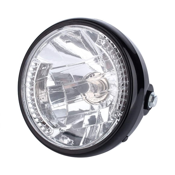 Faro de moto Terisass LED universal de 7 pulgadas, 12 V H4, 35 W