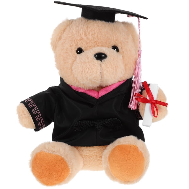 KAKOWELY Oso de peluche de graduación, adorable oso de peluche, juguete de dibujos animados, oso de peluche, regalo