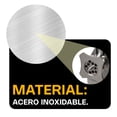 thumbnail image 2 of Cedazo de 1/2 para Molino Rhino 22, acero inoxidable, CEDA22-12, 2 of 6