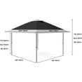 thumbnail image 2 of COZONY 12'x12' Pop-up Gazebo, Patio with Netting, Waterproof and UV Protection, 2 of 6