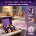 thumbnail image 6 of YiFudd Halloween Bath Bombs Gift Set, 6-Pack Spooky Ghost Pumpkin Bath Ball Gift Set, Halloween Basket Stuffers & Party Favors, 6 of 9