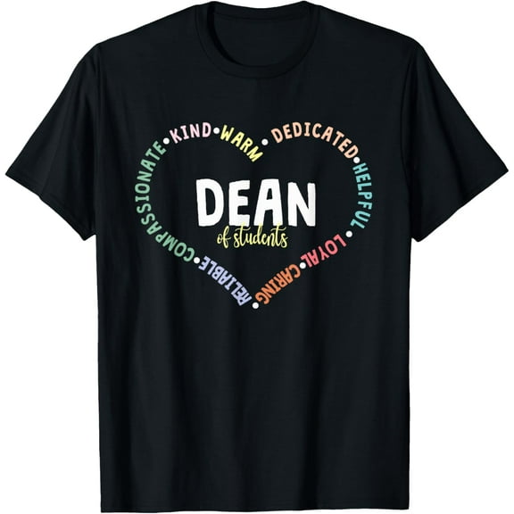 Administrator Appreciation Dean Of Students Back To School T-Shirt men and women can wear, black, white, gifts.