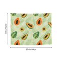 thumbnail image 4 of Tropical Papaya leaf Tapestry for Bedroom - Tapestry Wall Hanging Wall Tapestry for Dorm Wall Decor Home Decoration , Aesthetic Funny Tapestry 29 x 37in, 4 of 5