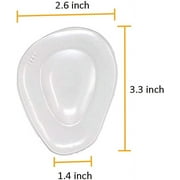 Rungopro 4 Pairs Metatarsal Pads Ball of Foot Cushions Gel Ball Feet Pads Mortons Neuroma Callus Foot Pain Relief Bunion Forefoot Support for Women Men