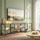 thumbnail image 3 of Simple Hogar Mueble para TV,160 CM Grande Mesa para TV,Mesa Grande Centro de Entretenimiento con 2 Niveles Abiertos,para Televisor de 65 Pulgadas(Color Nogal), 3 of 6