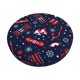 thumbnail image 1 of Balery Winter Sports Fun Pattern Fundas de asiento para taburete de bar redondo de tela de terciopelo ajustables que protegen de arañazos y manchas para sillas de 14 a 17 pulgadas.-13 inch, 1 of 7
