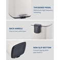 thumbnail image 5 of 8 Gallon/30L Stainless Steel Step Trash Can, Soft Close Lid, Fingerprint Resistant, Removable Inner Bucket, Kitchen Garbage Bin, Beige, 5 of 8