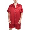 thumbnail image 3 of Men's 100% Silk Short Pajamas Set, 3 of 10