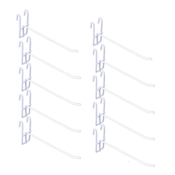 WINDLAND 10pcs Store Grid Jewelry Display Hooks for Secure and Easy Accessory Arrangement