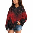 thumbnail image 2 of Grblisyd Cute Hoodies for Teen Girls Halloween Trendy Oversized Long Sleeve Hooded Sweatshirts Fashion Casual Outfits Fall Winter Clothes, 2 of 5