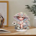 thumbnail image 3 of Painting Desktop Decors 5d Diy Tabletop Decorations Pintura Diamantes Ornamentos Kit Niñas Exquisito para La Oficina en Casa, 3 of 9