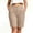 Khaki, variant on jjayotai Golf Shorts for Women Elastic High Waist Shorts Lightweight Quick Dry Summer Shorts Business Casual Work Shorts with Pockets